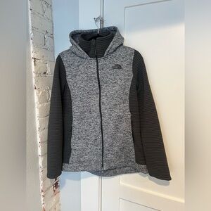 The North Face Women's Indi Hoodie Parka, gray heather/dark gray, size M